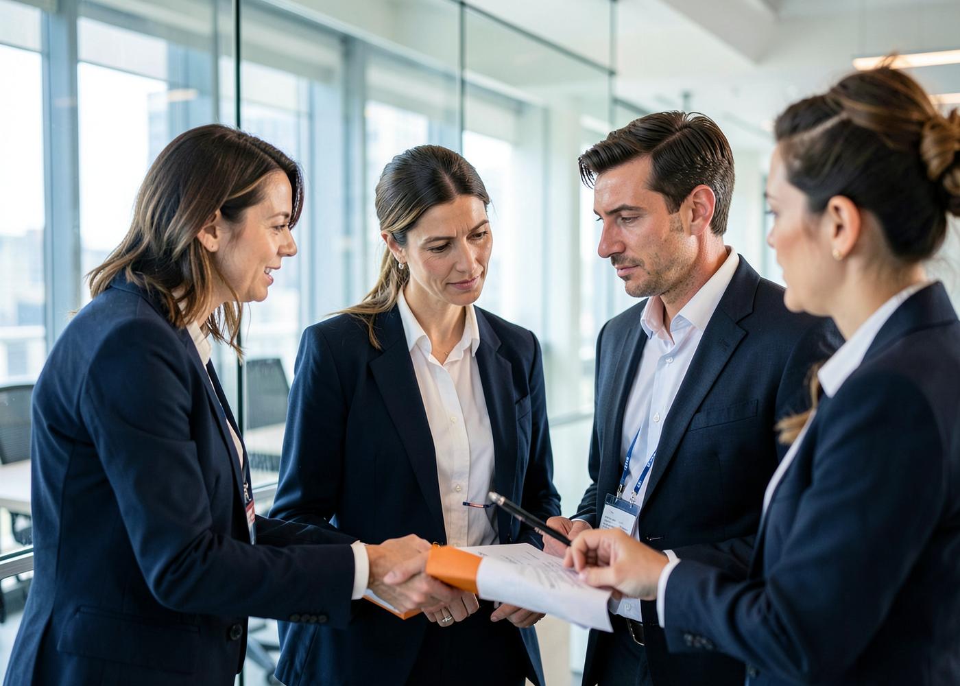 Experienced TurtixHive talent consultants collaborating